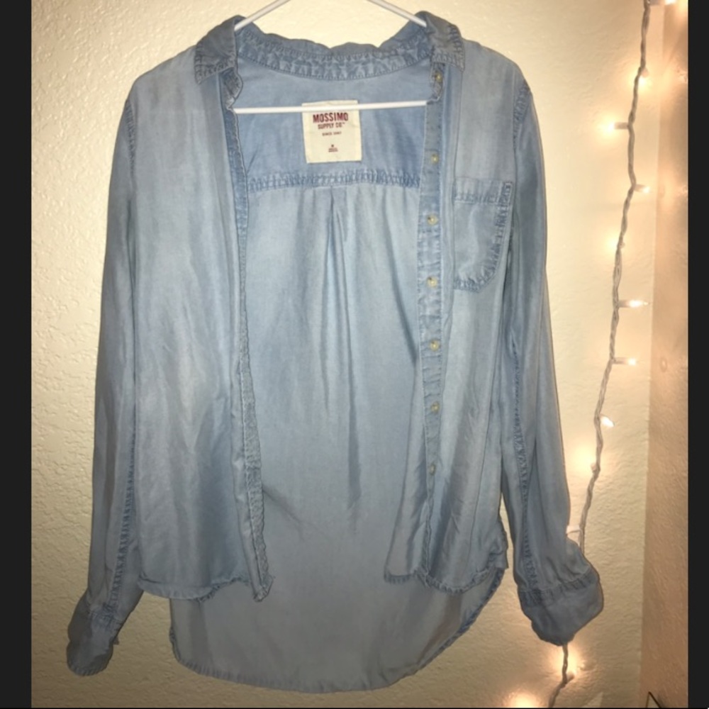 Soft denim top